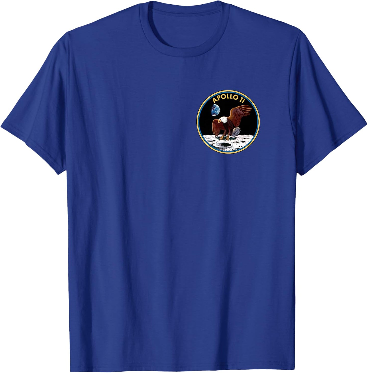 Apollo 11 - Apollo's 50th Anniversary - Pocket Logo T-Shirt - T-Shirt | Royal