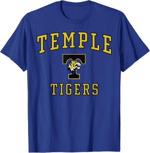 Temple High School Tigers C1 T-Shirt - T-Shirt | Royal