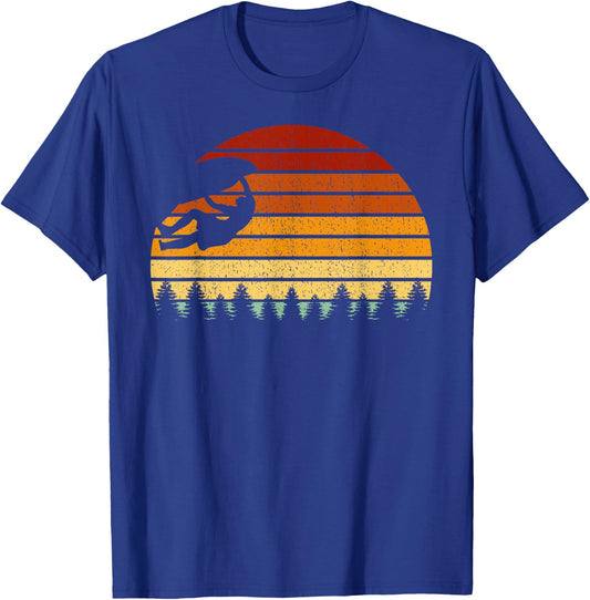 Retro Vintage Climbing - Boulderer & Rock Climber T-Shirt - T-Shirt | Royal