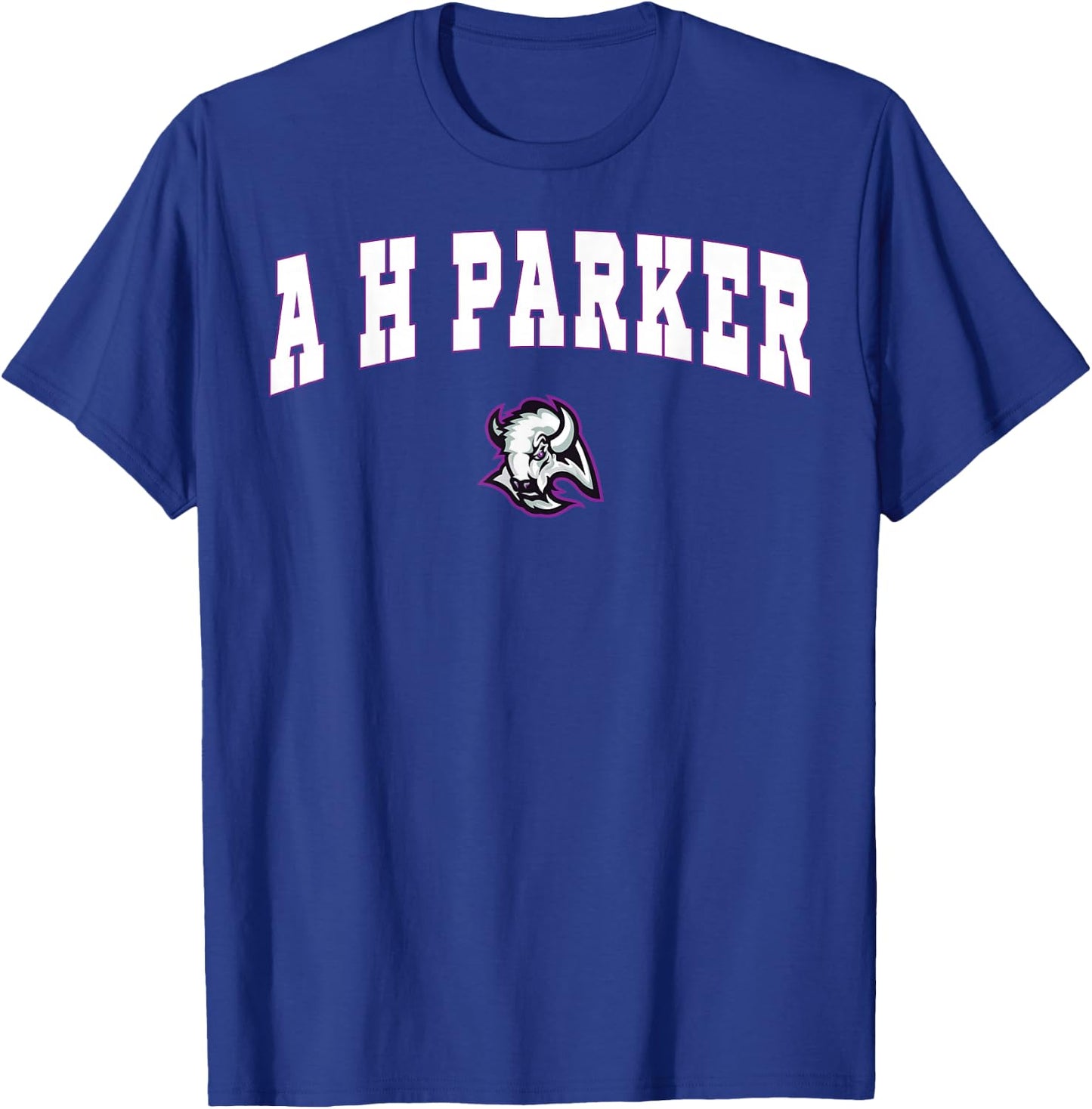 A H Parker High School Bison C2 T-Shirt - T-Shirt | Royal
