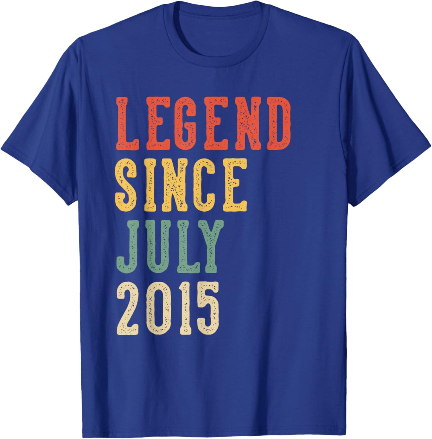 Legend Since July 11th Birthday 2015 Men Women 11 Year Old T-Shirt - T-Shirt | Royal