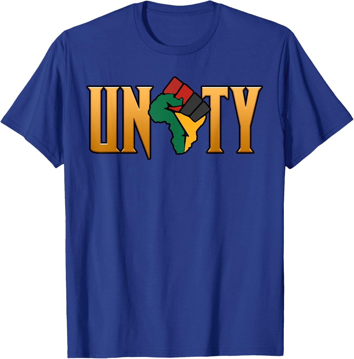 Unity For African American Black Pride Kings & Queens T-Shirt - T-Shirt | Royal