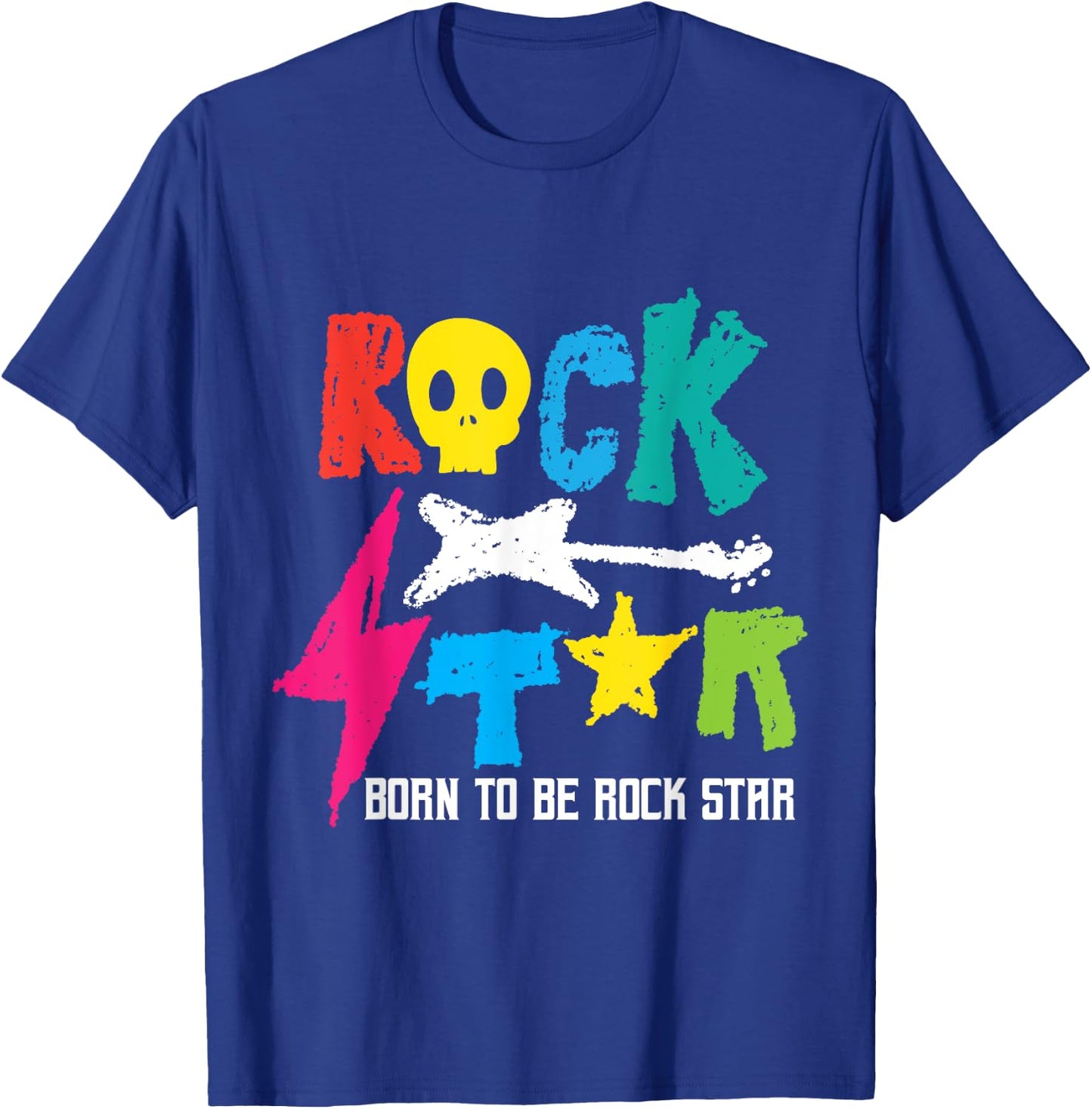 Rockstar Born to Be Rockstar Music Funny Gift Small T-Shirt - T-Shirt | Royal