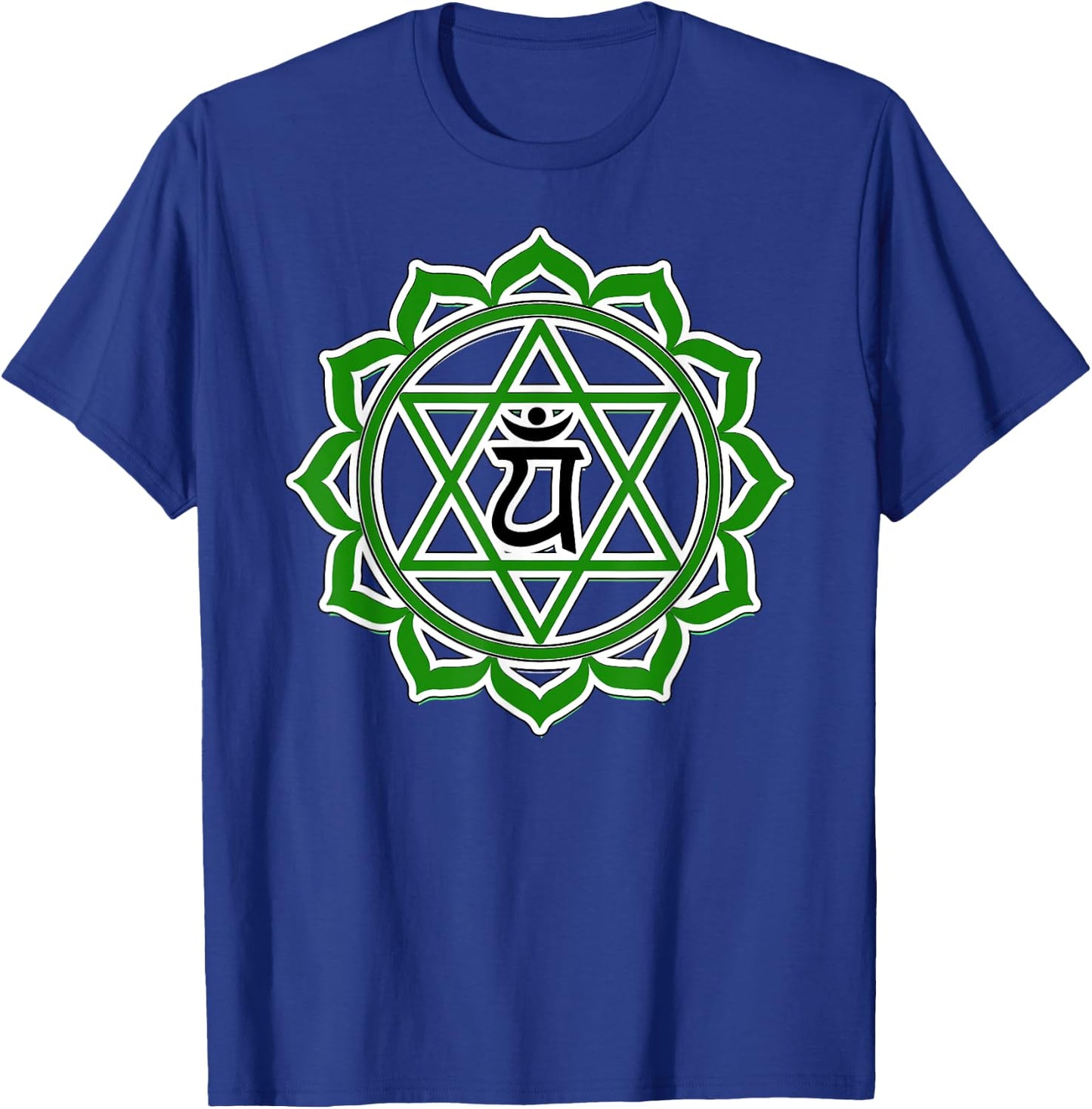 Yoga Anahata Heart Green Chakra T-Shirt - T-Shirt | Royal