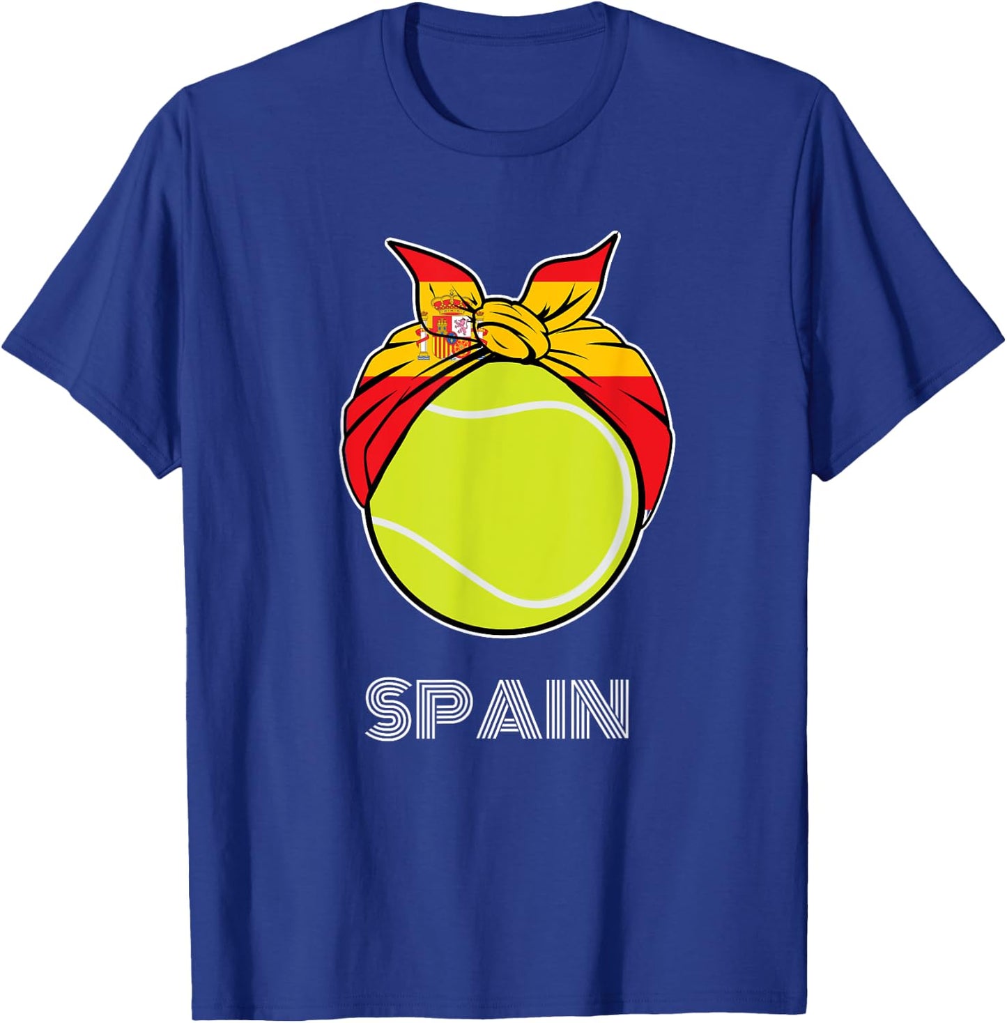 Spain Tennis Top for Spanish Players, Fans or Coach T-Shirt - T-Shirt | Royal