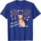 Yellow Labrador Retriever Christmas Dog Women Kids T-Shirt - T-Shirt | Royal