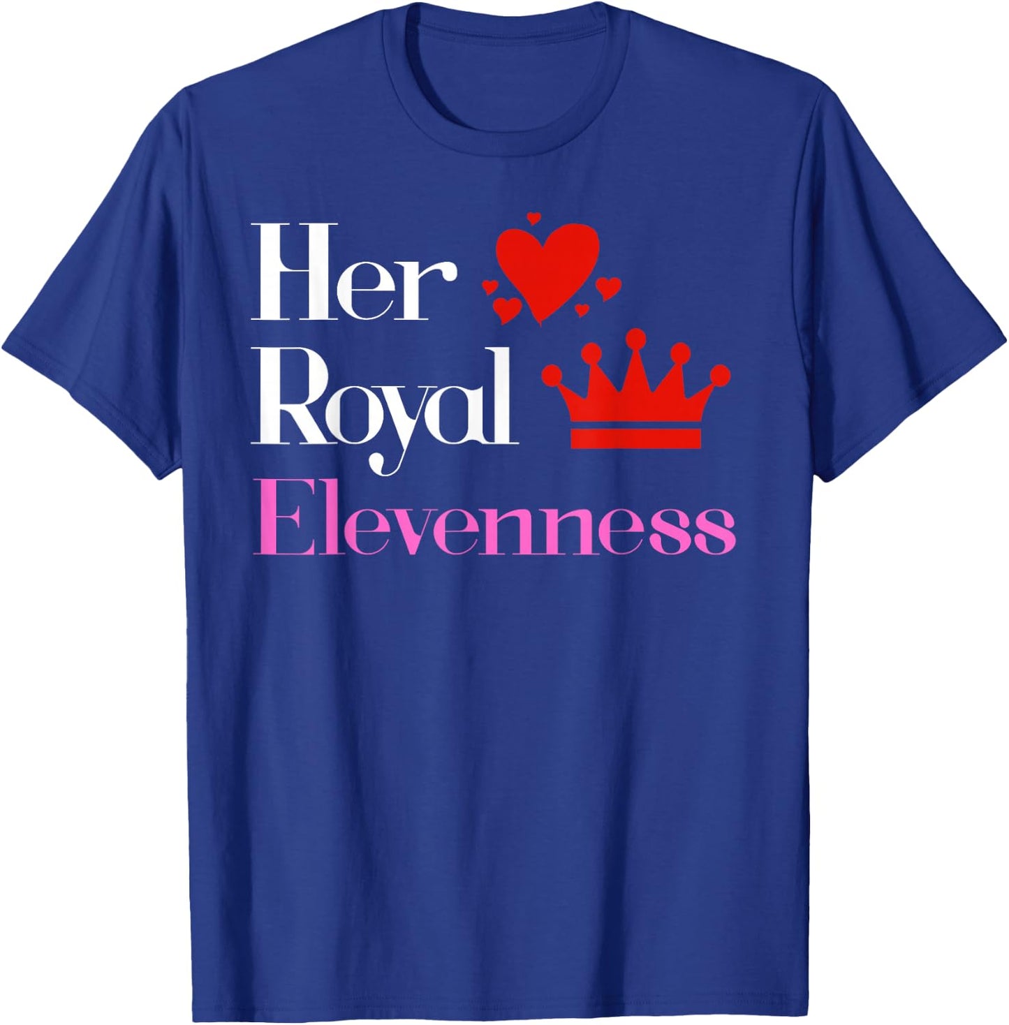 Shirt for 11 Year Old - 11th Birthday Gift Royal Elevenness T-Shirt - T-Shirt | Royal