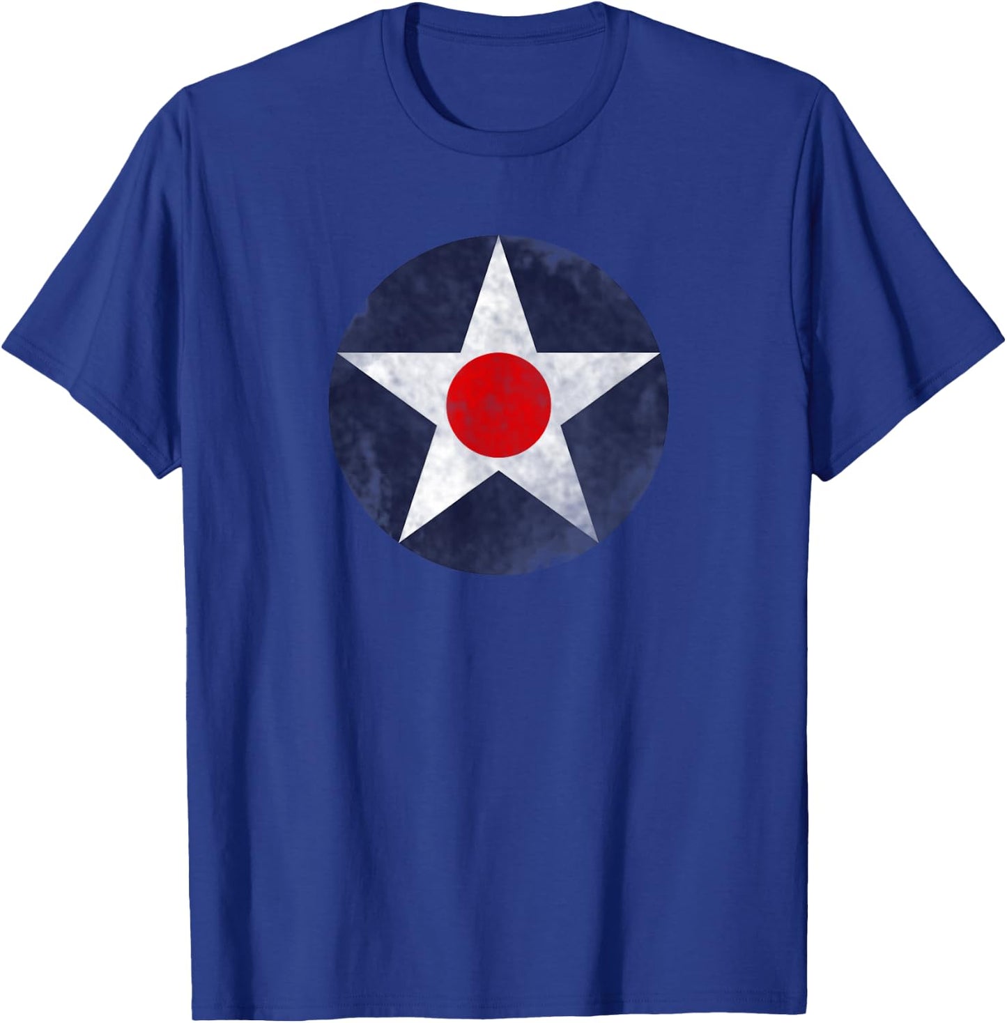 US Aircraft Star Roundel (Weathered) T-Shirt - T-Shirt | Royal