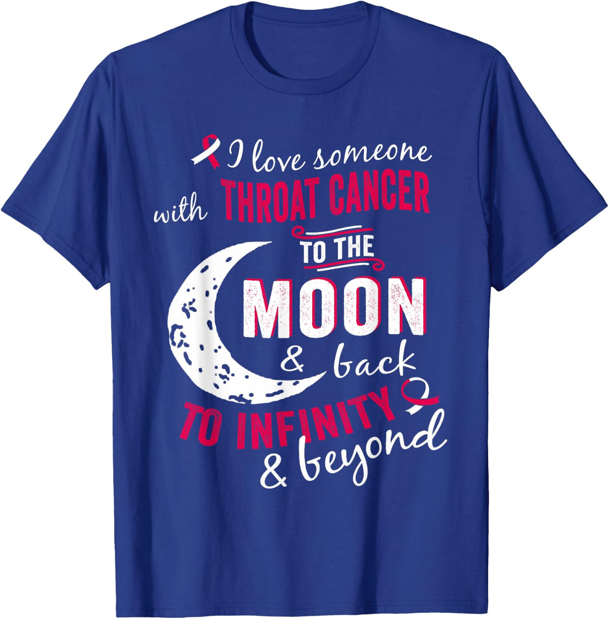 Throat Cancer Awareness Shirt /Men T-Shirt - T-Shirt | Royal