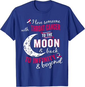 Throat Cancer Awareness Shirt /Men T-Shirt - T-Shirt | Royal