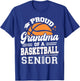 Proud Grandma Of A 2025 Senior Basketball Graduation T-Shirt - T-Shirt | Royal