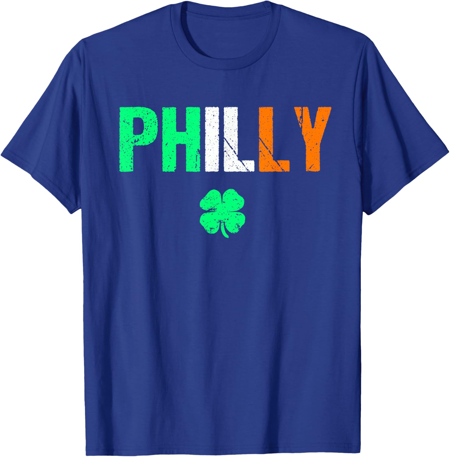 Philly Irish Shirt | Philadelphia Saint Patrick's Day T-Shirt - T-Shirt | Royal