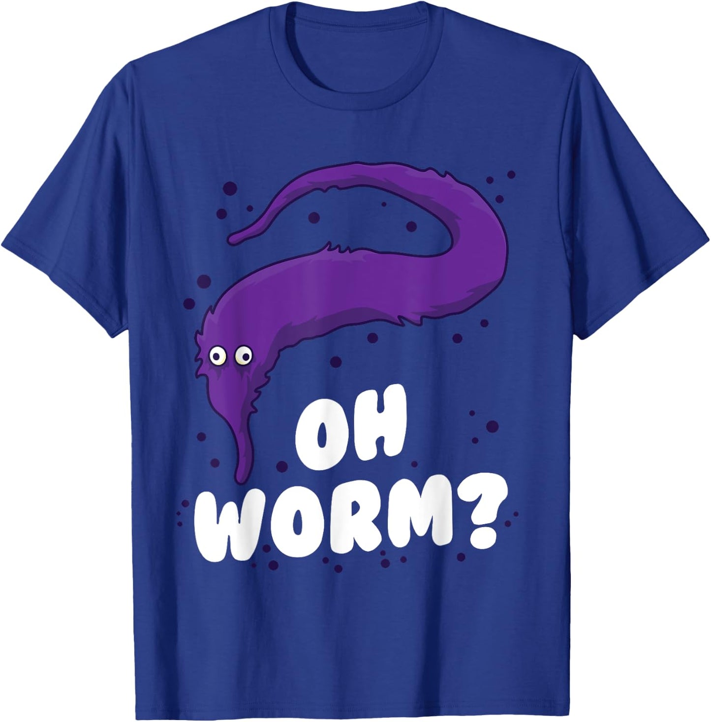 Fuzzy Worm On A String Gift Daughter Teen Gen Z Girls Meme T-Shirt - T-Shirt | Royal