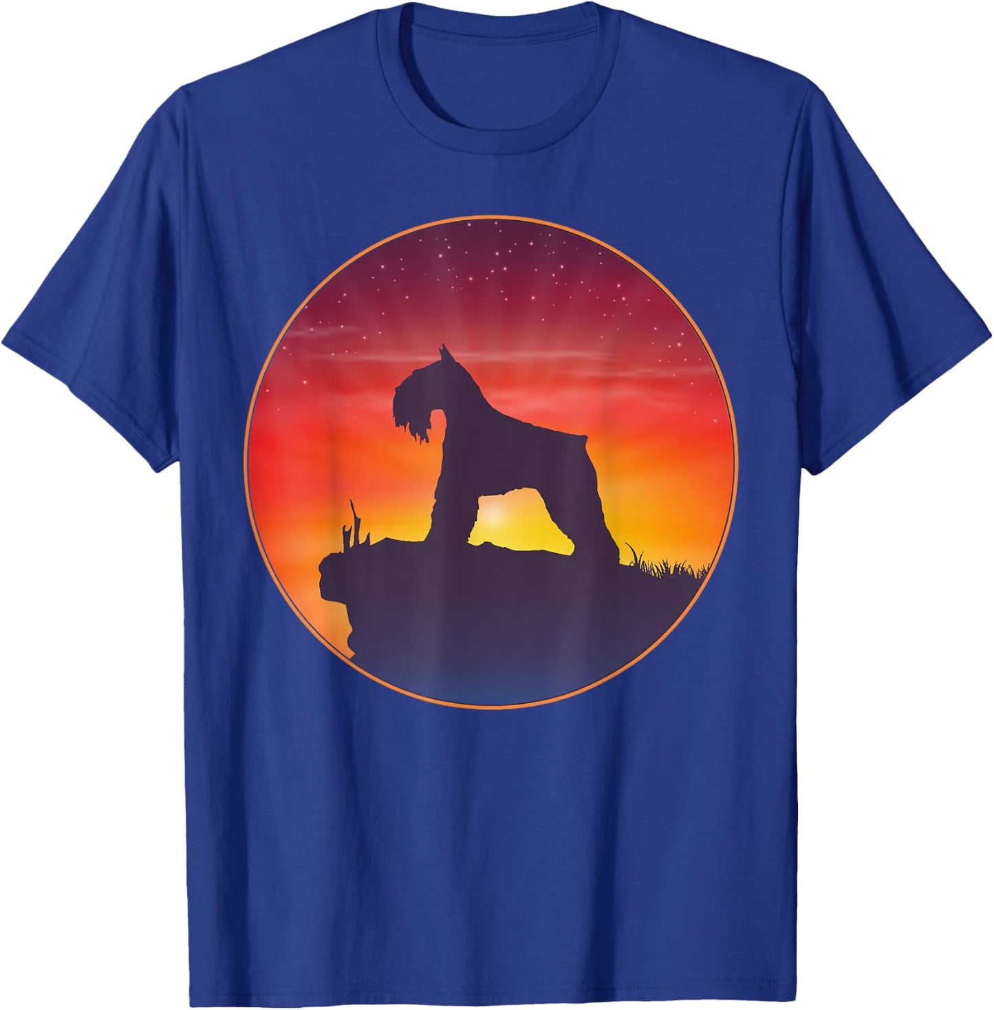 Schnauzer Standard Miniature & Giant-Schnauzer Dog Men Women Kids T-Shirt - T-Shirt | Royal