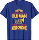 Mellophone Never Underestimate An Old Men Marching Band T-Shirt - T-Shirt | Royal
