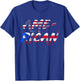 American Puerto Rican USA Puerto Rico Boricua T-Shirt - T-Shirt | Royal