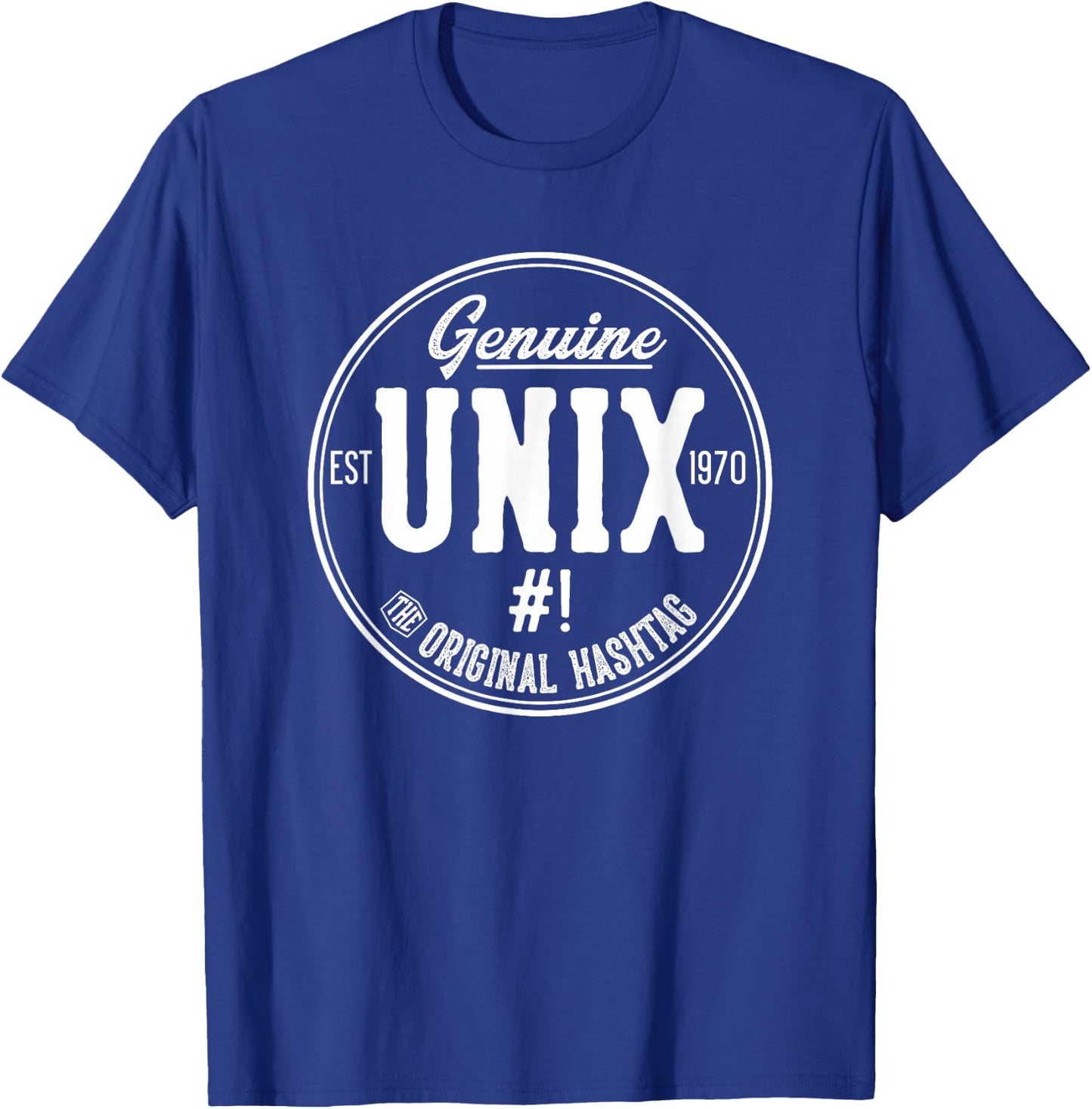 Retro Unix Sysadmin T-Shirt - T-Shirt | Royal