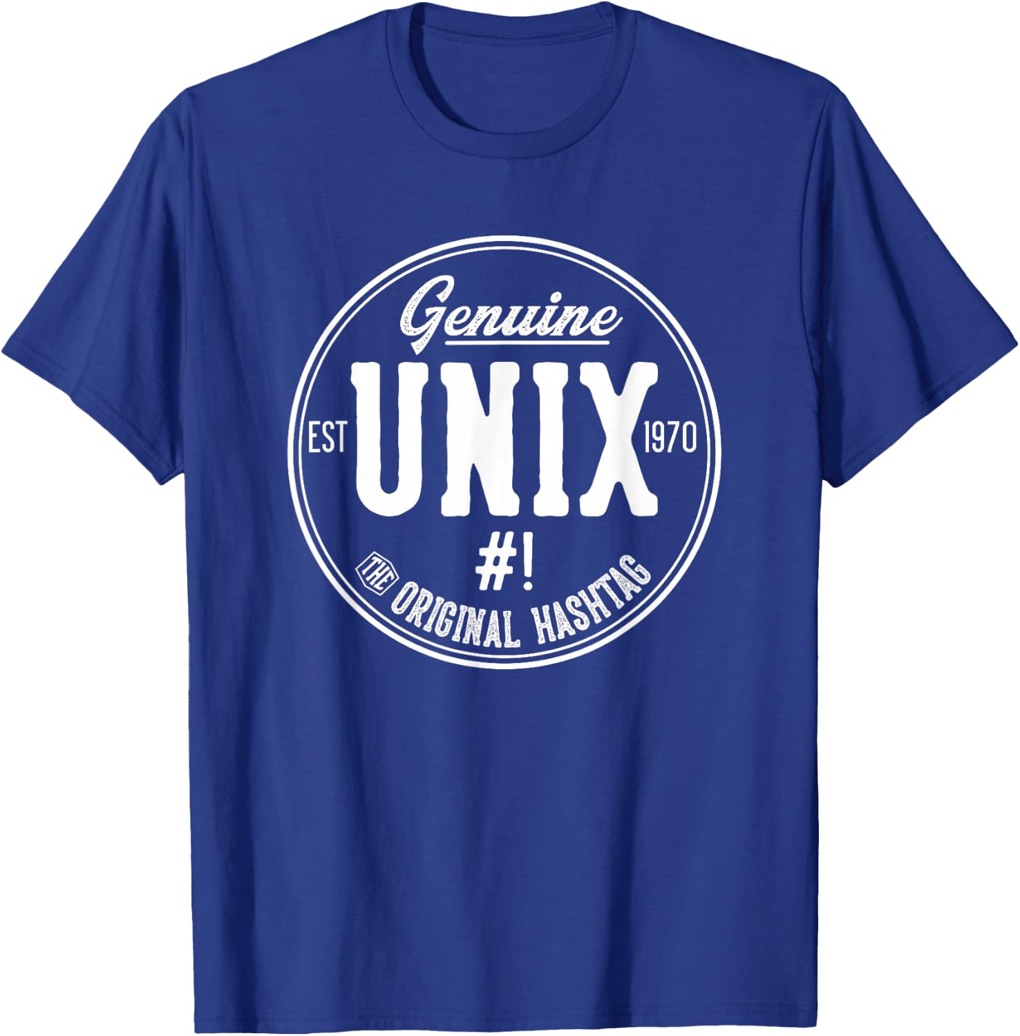 Retro Unix Sysadmin T-Shirt - T-Shirt | Royal