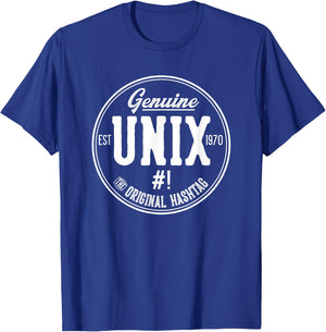 Retro Unix Sysadmin T-Shirt - T-Shirt | Royal