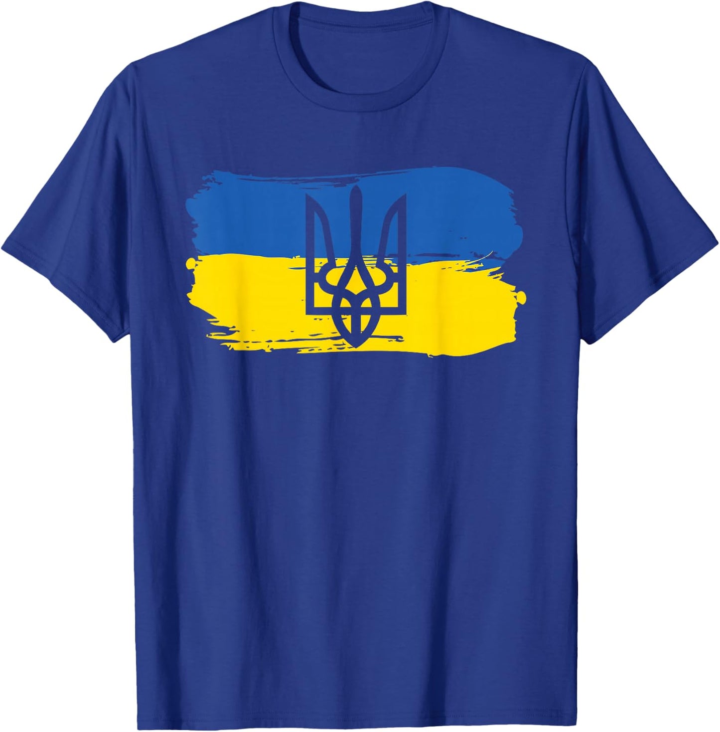 Ukraine Ukrainian Flag Ukrainians Gift T-Shirt - T-Shirt | Royal