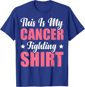 This Is My Cancer Fighting T-Shirt - T-Shirt | Royal