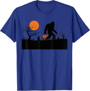Funny Halloween Sasquatch Bigfoot Halloween Costume T-Shirt - T-Shirt | Royal