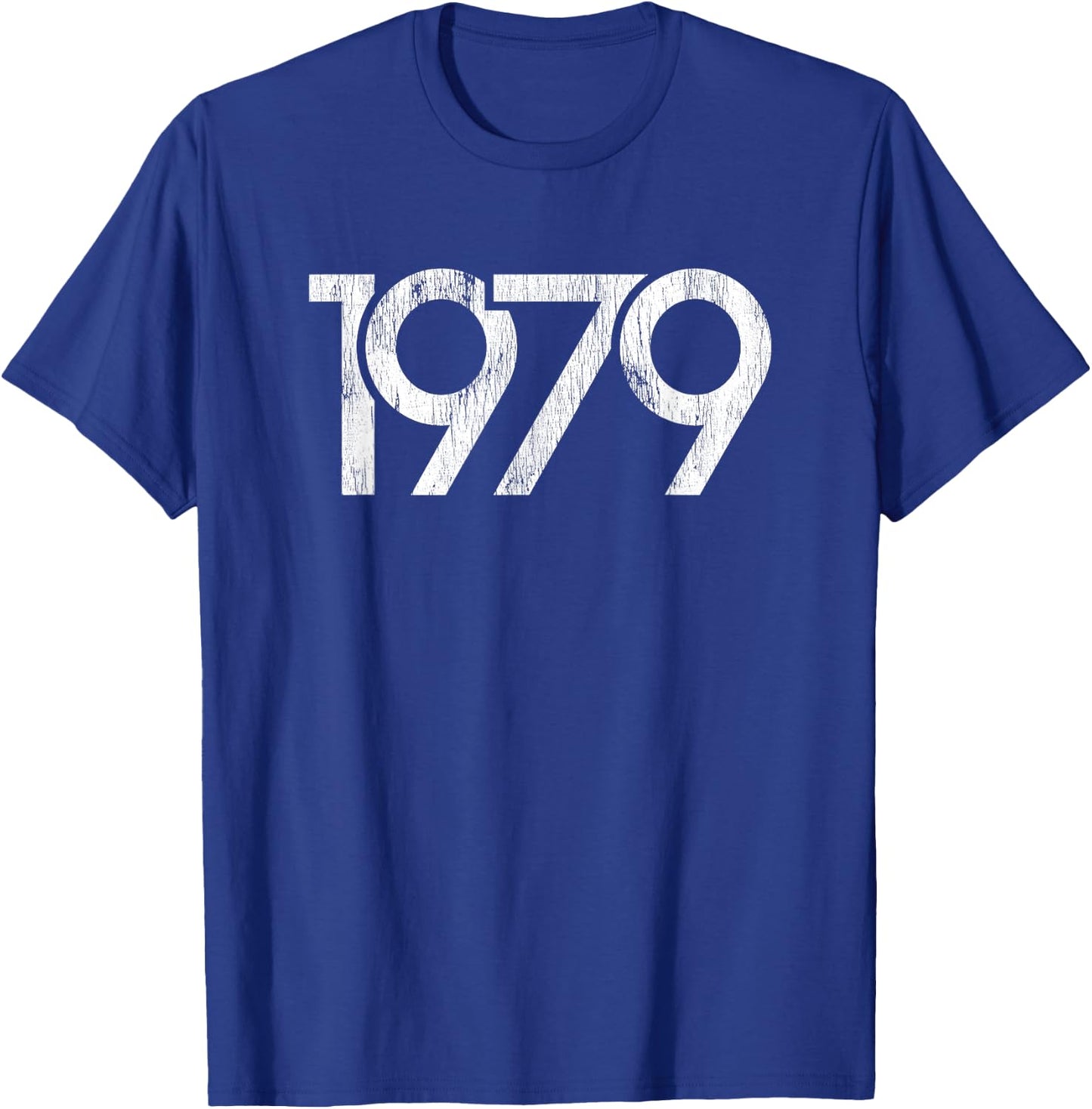 Retro Vintage 1979 Birthday T-Shirt - T-Shirt | Royal