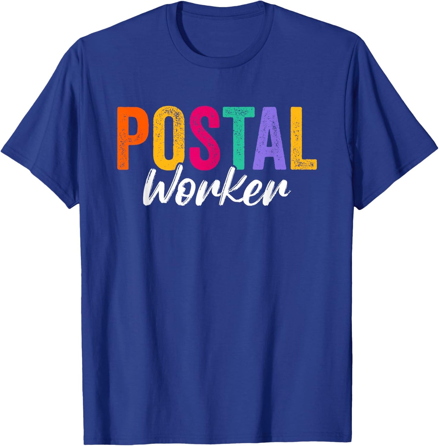 Postal Worker Delivery Service Cool Design Men T-Shirt - T-Shirt | Royal