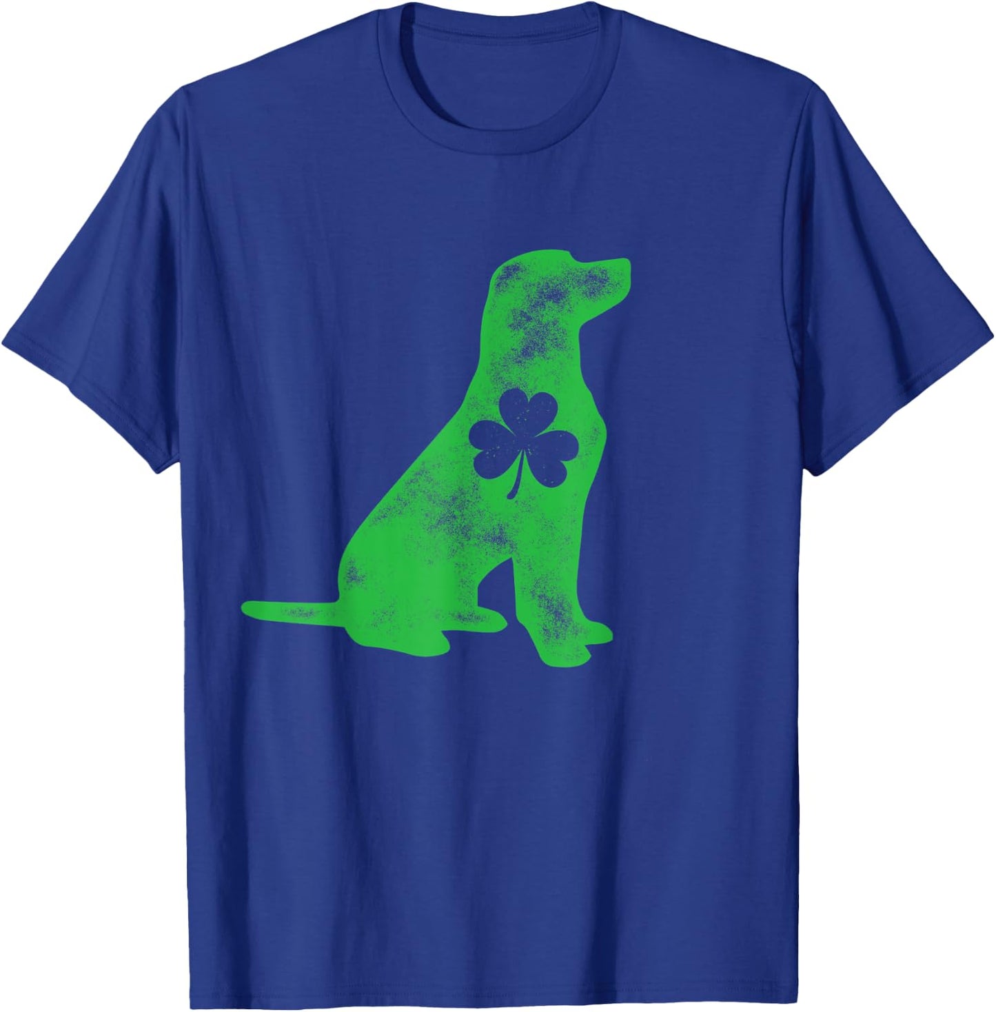 Labrador St Patricks Day Boys Men Dog Lover Shamrock Gift T-Shirt - T-Shirt | Royal