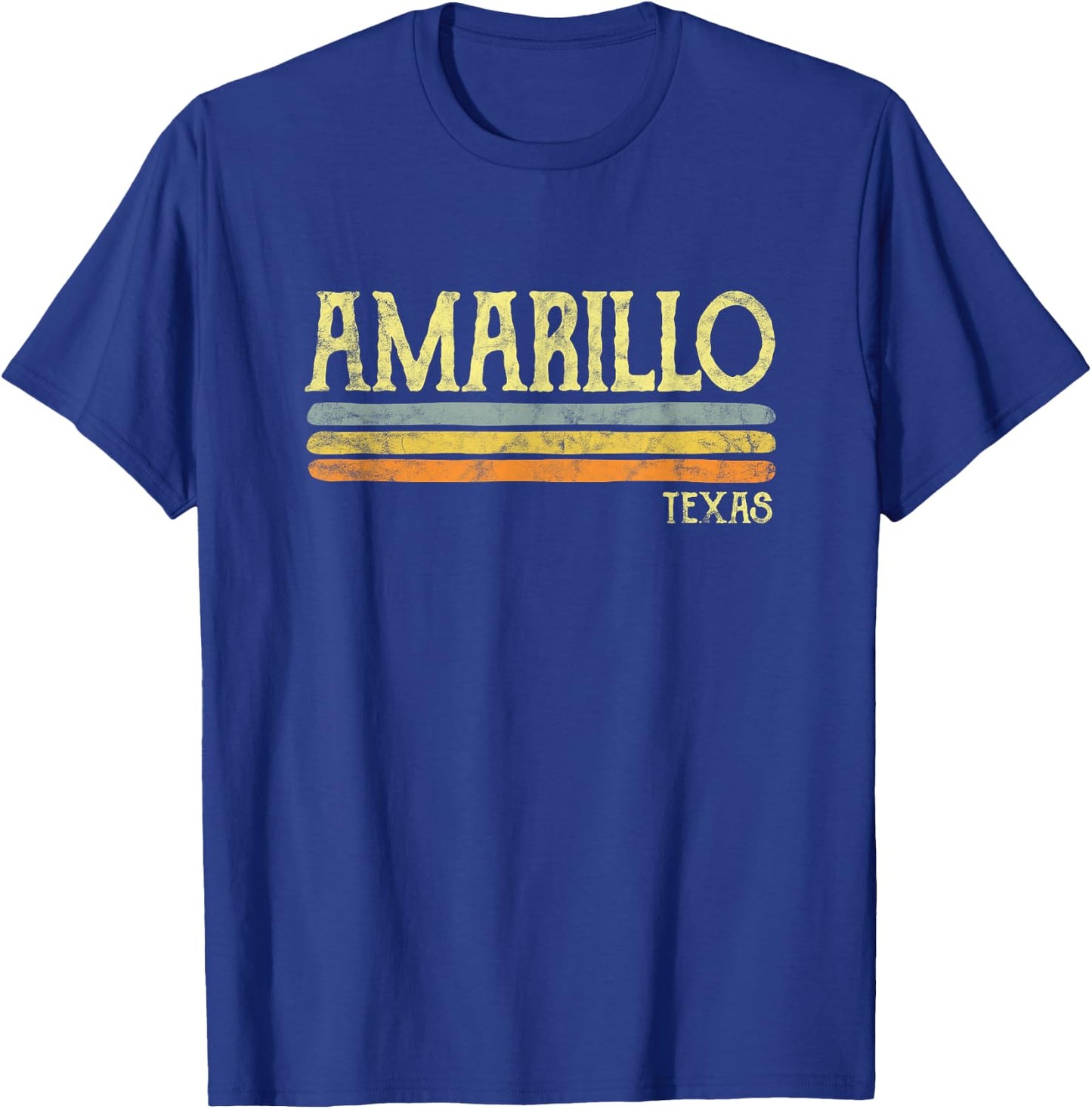 Vintage Amarillo Texas Tx Love Gift Souvenir T-Shirt - T-Shirt | Royal