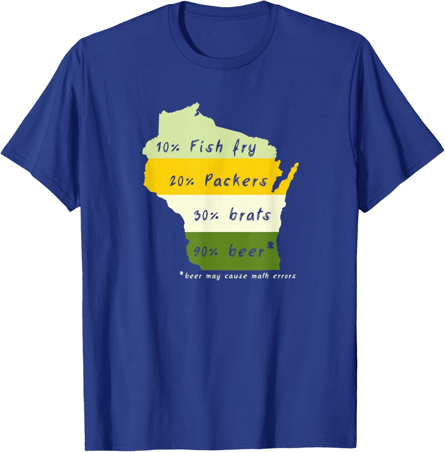Drink Local Wisconsin Beer Drinking T-Shirt - T-Shirt | Royal