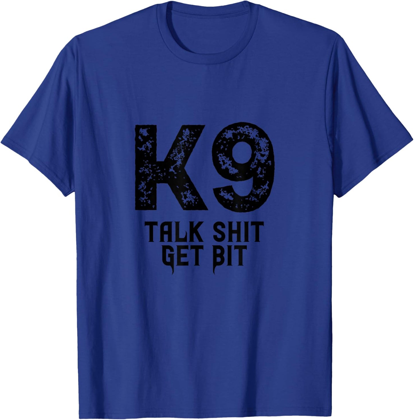 K9 Police Sheriff K-9 Law Enforcement Military LEO T-Shirt - T-Shirt | Royal