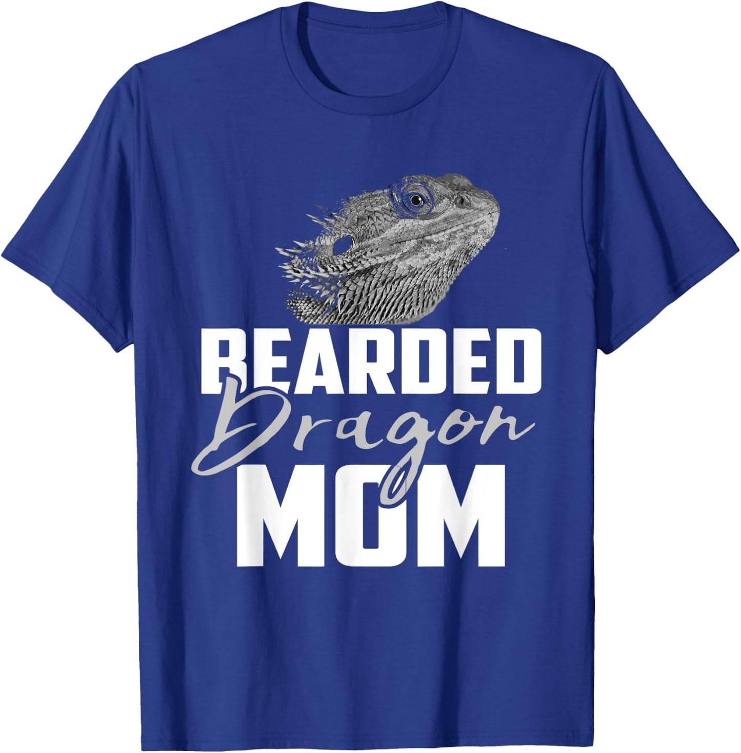 BEARDED Dragon MOM Funny Lizard Lovers Women Kids T-Shirt - T-Shirt | Royal