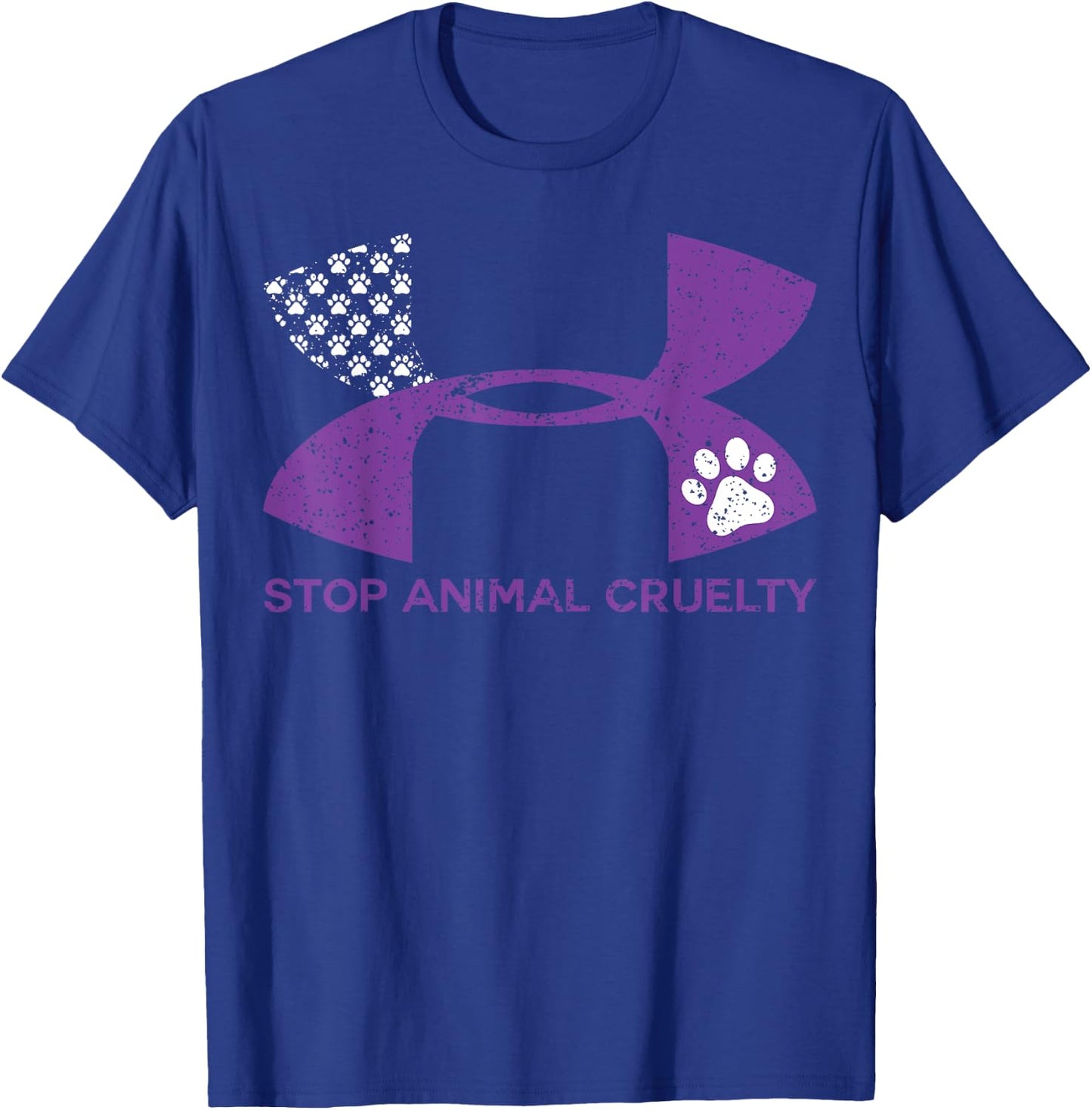Stop Animal Cruelty Rescue Dogs T Shirt T-Shirt - T-Shirt | Royal