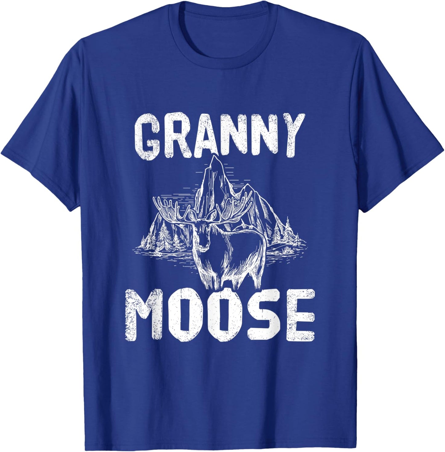 Granny Moose Family Matching Hunting Hunter Grandma Gift T-Shirt - T-Shirt | Royal