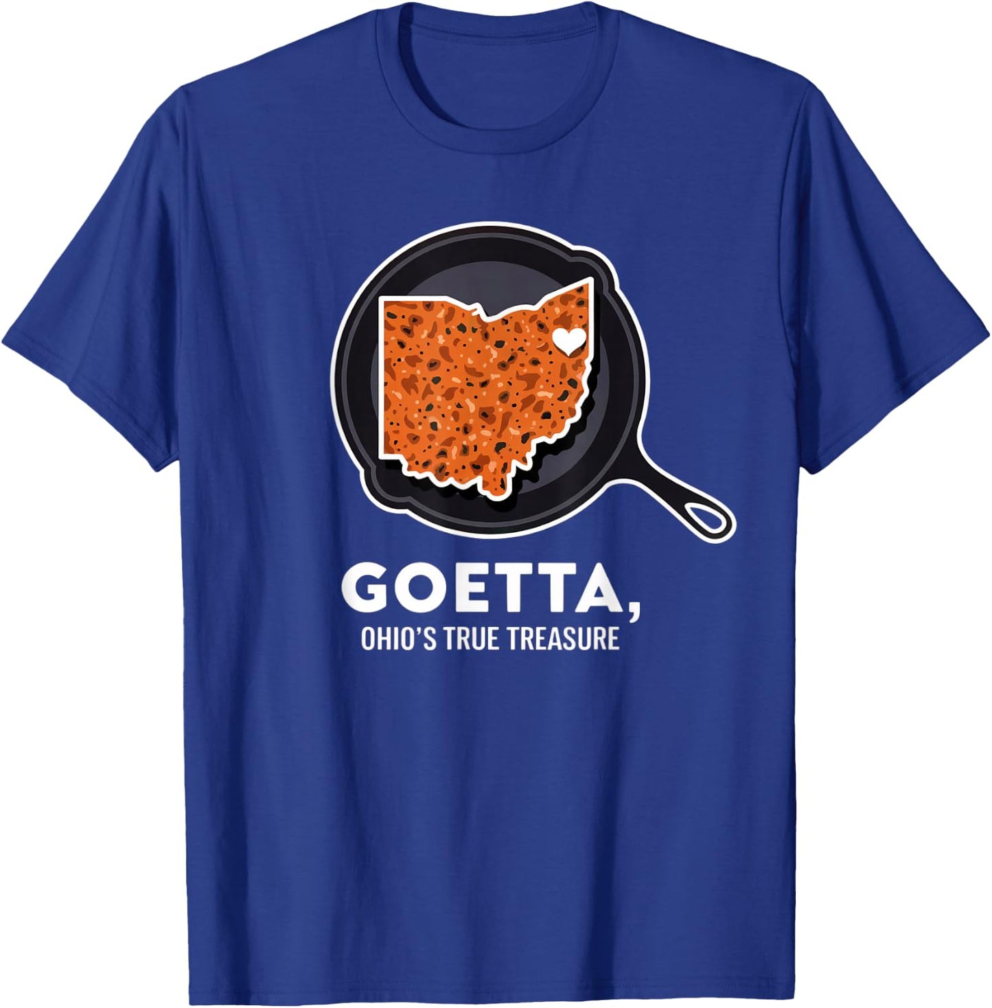 Goetta - Cincinnati Food Lovers German Sausage Design T-Shirt - T-Shirt | Royal