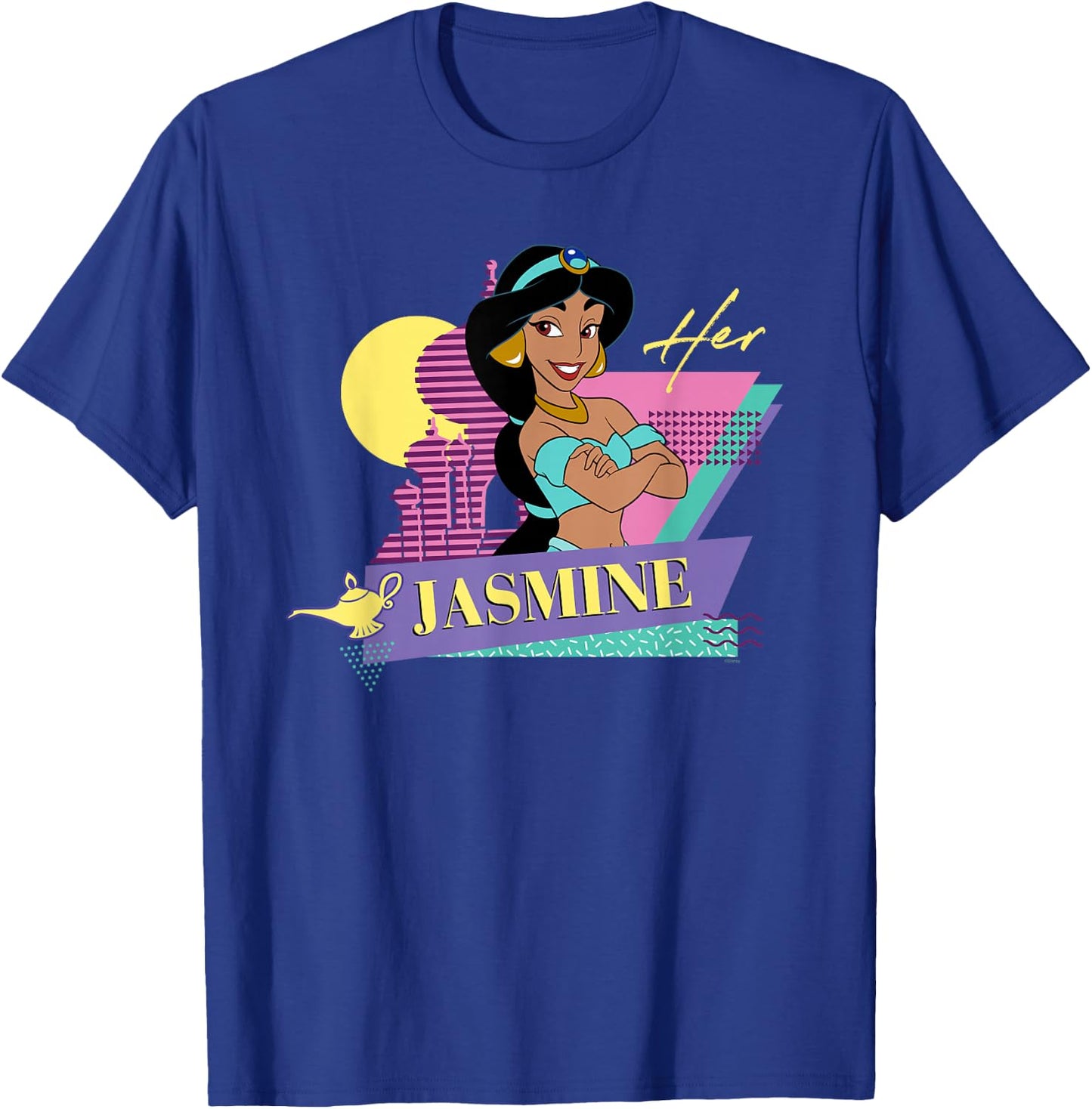 Disney Aladdin Retro ’90s Couples Matching Her Jasmine T-Shirt - T-Shirt | Royal