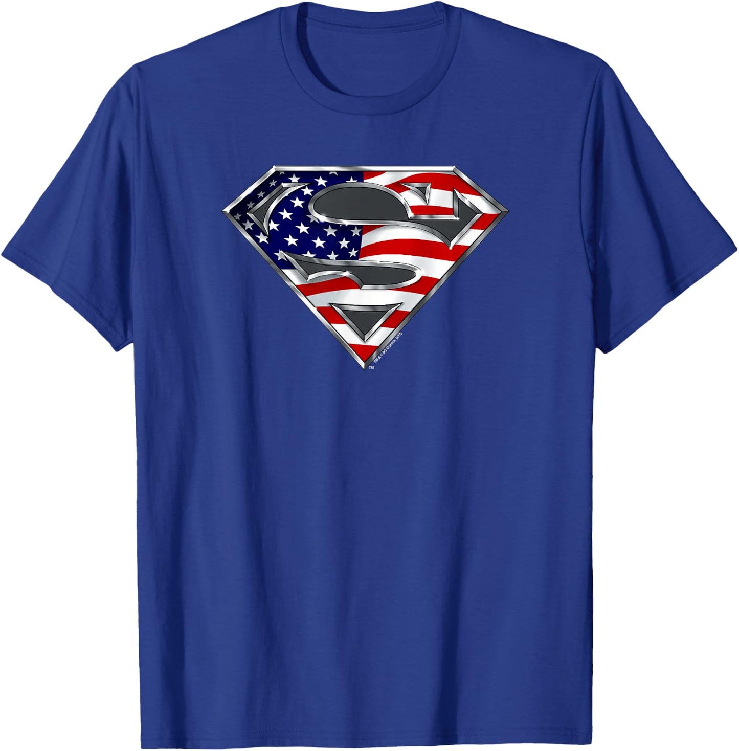 Superman All American Shield T-Shirt - T-Shirt | Royal