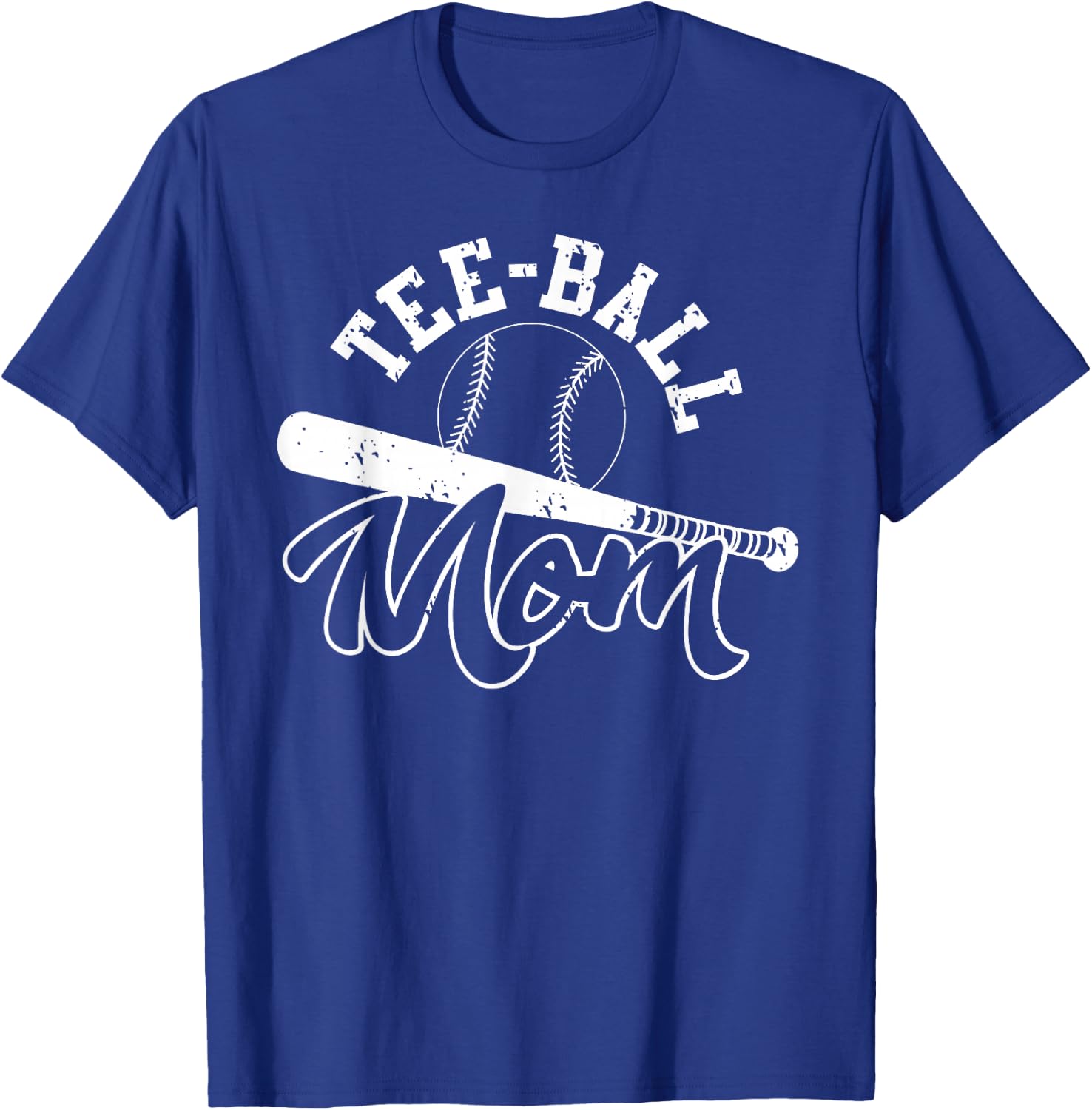 ball Mom Shirt | Cute Play T-Ball Women Gift T-Shirt - T-Shirt | Royal
