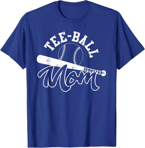 ball Mom Shirt | Cute Play T-Ball Women Gift T-Shirt - T-Shirt | Royal