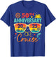 50th Anniversary Family Cruise Trip Summer Vacation 2025 T-Shirt - T-Shirt | Royal