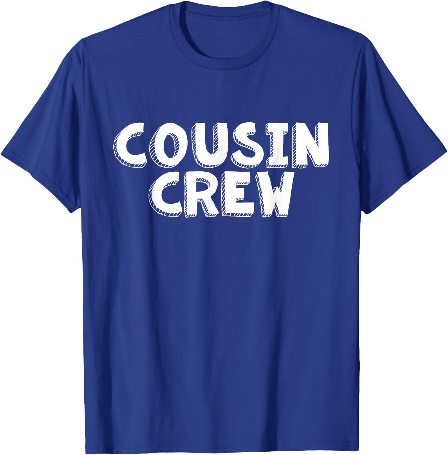 Cousin Crew Kids Women Men Girl Funny Gift T-Shirt - T-Shirt | Royal