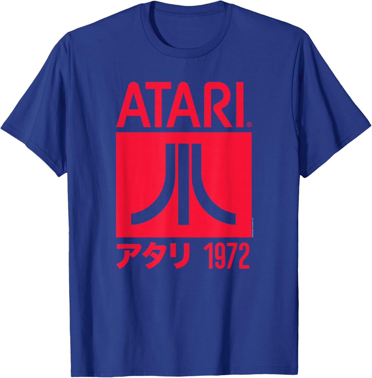Atari Big Logo 1972 T-Shirt - T-Shirt | Royal