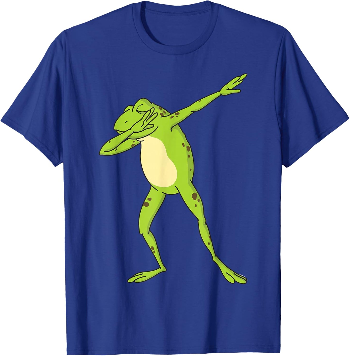 Dabbing Frog For Kids-Boys & Girls Funny Animal Dance Gift T-Shirt - T-Shirt | Royal