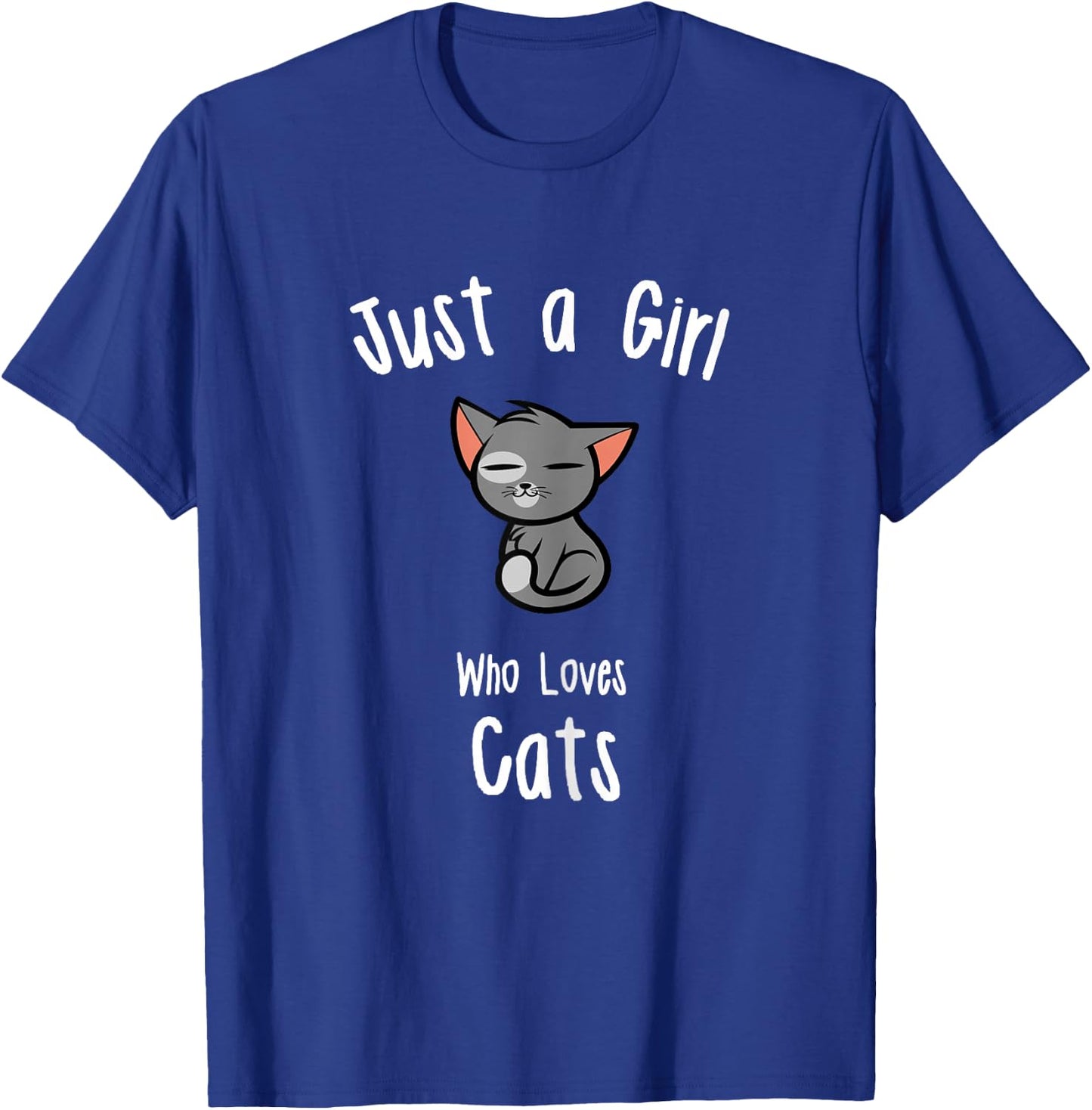 Cat Shirt for Girls T-Shirt - T-Shirt | Royal