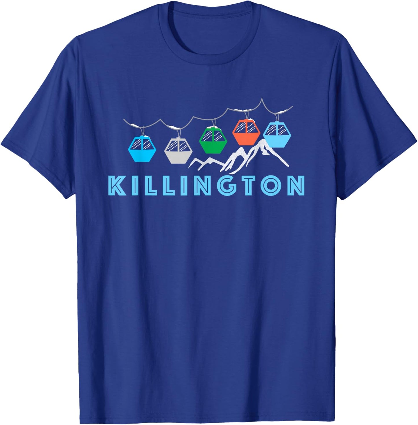 Killington Ski Mountain Gondola - Killington T-Shirt - T-Shirt | Royal