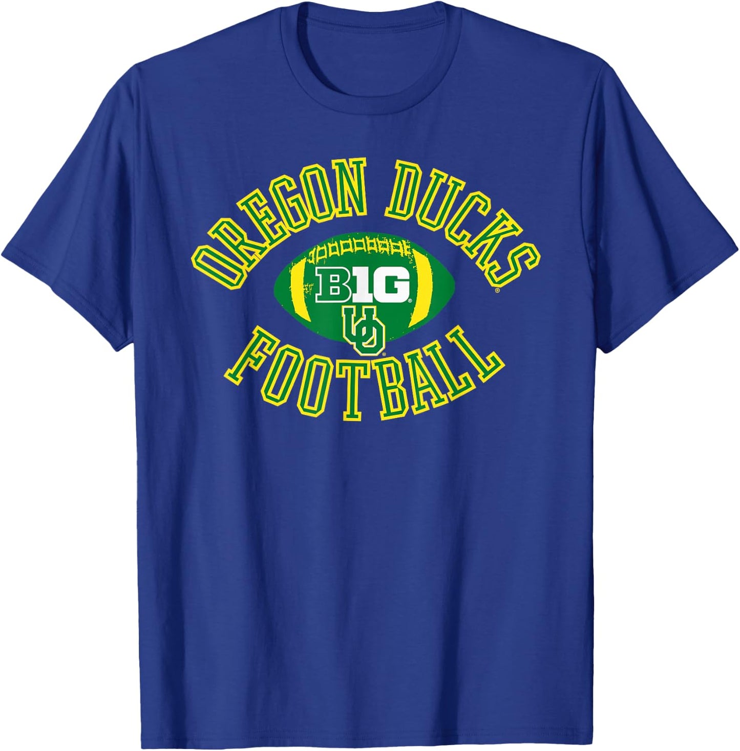 Oregon Ducks Big 10 Football Huddle Officially Licensed T-Shirt - T-Shirt | Royal