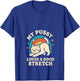 My Pussy Loves a Good Stretch Crude Adult Humor Women Cat V-Neck T-Shirt - T-Shirt | Royal