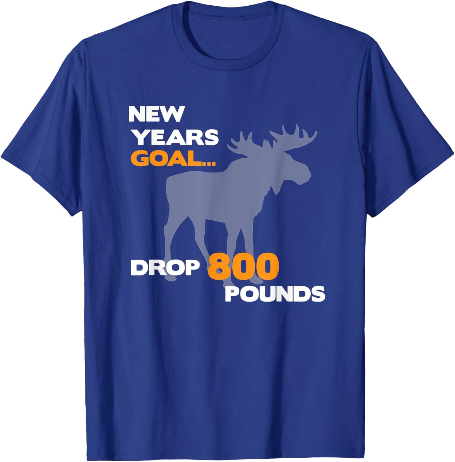 Funny Moose Hunting Gift Design For Bow Hunters In Montana T-Shirt - T-Shirt | Royal