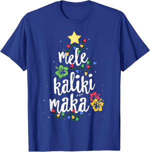 Mele Kalikimaka Shirt Hawaiian Hawaii Christmas T-Shirt - T-Shirt | Royal